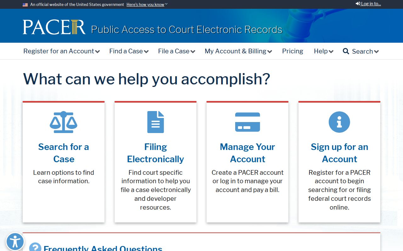 PACER access for federal criminal court cases from Schuylkill County