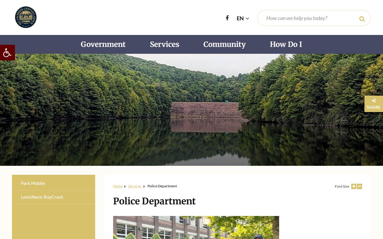 Schuylkill Haven police criminal records and accident request information