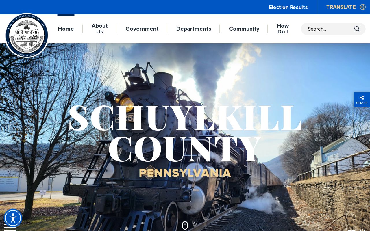 Schuylkill County criminal history official county records homepage